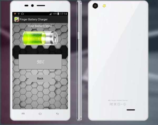 Finger Battery Charger Prank screenshot 1