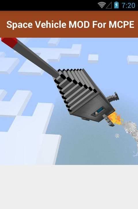 Space Vehicle MOD For MCPE screenshot 1