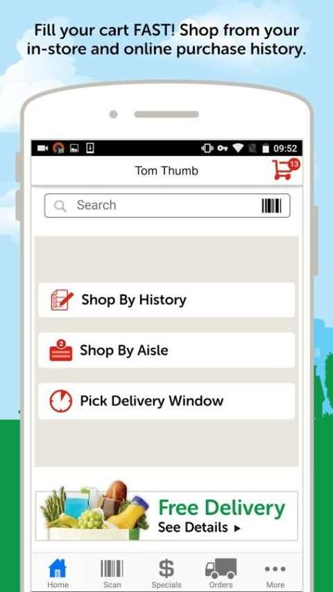 Tom Thumb Delivery स्क्रीनशॉट 1