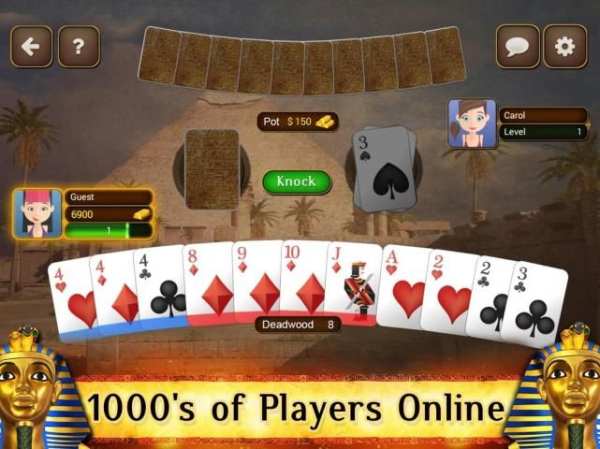 Pyramid Gin Rummy 2 تصوير الشاشة