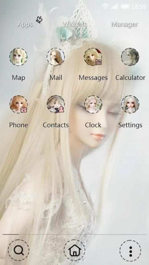 SD Doll 91 Launcher Theme screenshot 1