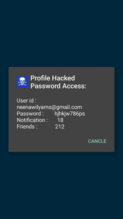 Password Fb Hacker Prank скриншот 1