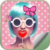 Hipster Stickers Photo Editor