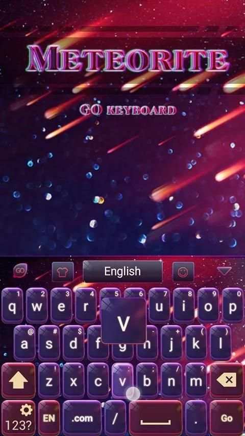 Meteorite Emoji Keyboard Theme screenshot 4