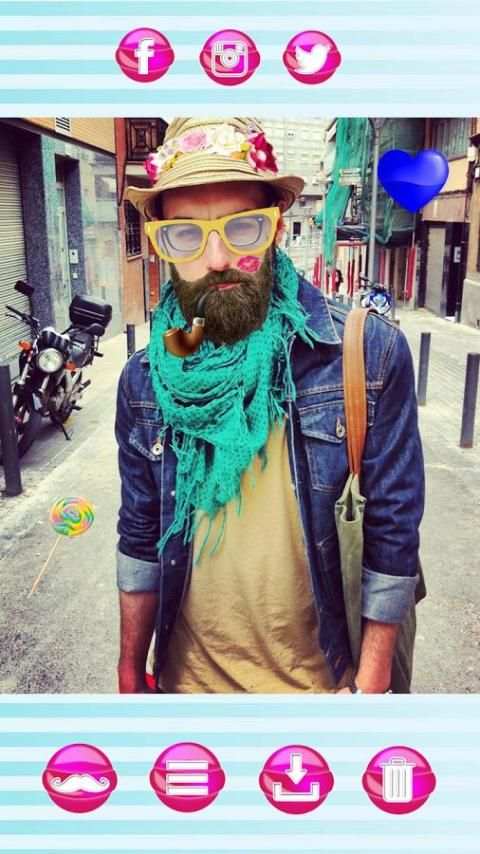 Hipster Stickers Photo Editor screenshot 7