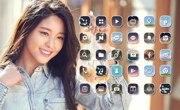 Daily Seolhyun launcher theme 3 تصوير الشاشة