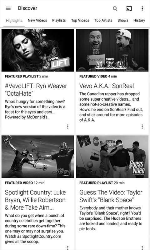 Vevo - Watch HD TV Music Video screenshot 5