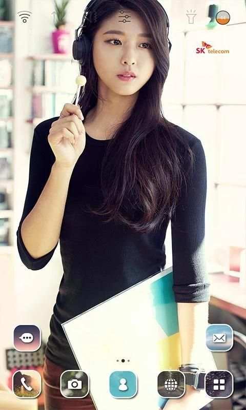 Daily Seolhyun launcher theme 1 تصوير الشاشة