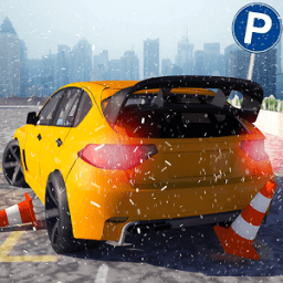 Multi-Level Snow Car Parking icon