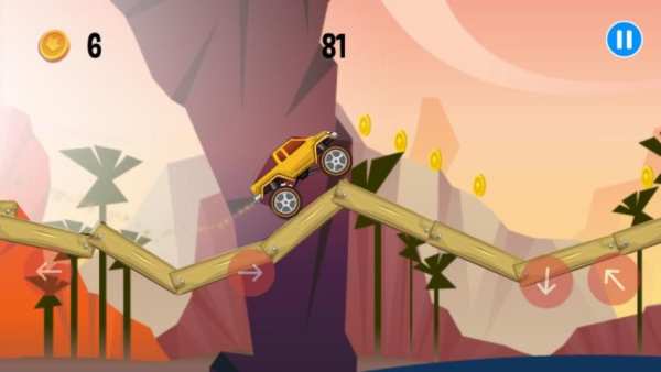 Monster Truck Hill Racing Game screenshot 2