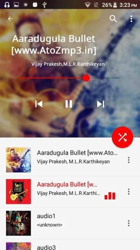 Music Player Free 3 تصوير الشاشة