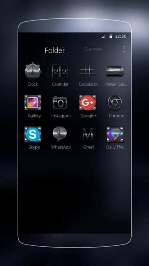 Cool Thunder Theme screenshot 1