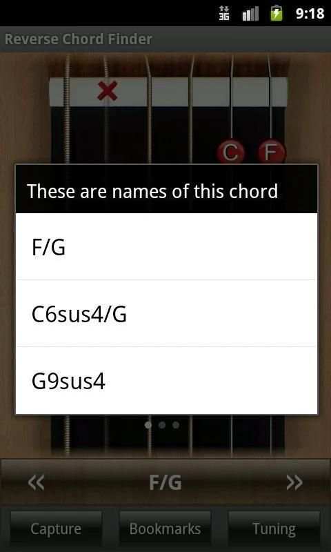 Reverse Chord Finder Free скриншот 4