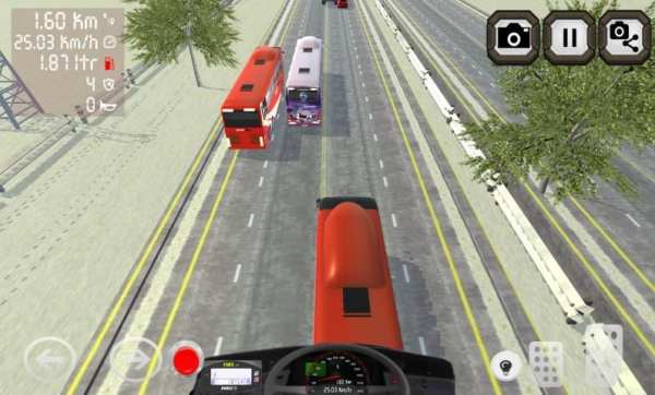 Telolet Bus 3D Trafik Racing скриншот 6