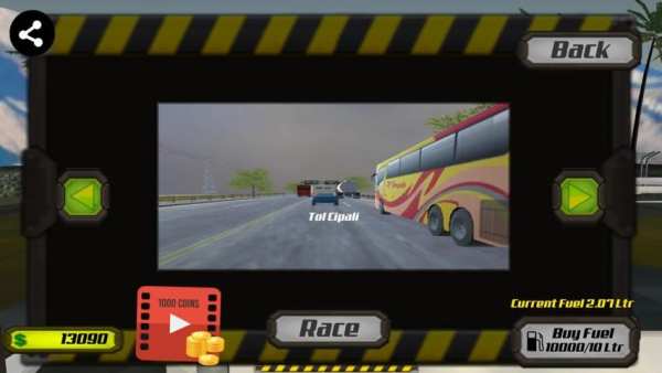 Telolet Bus 3D Trafik Racing скриншот 9