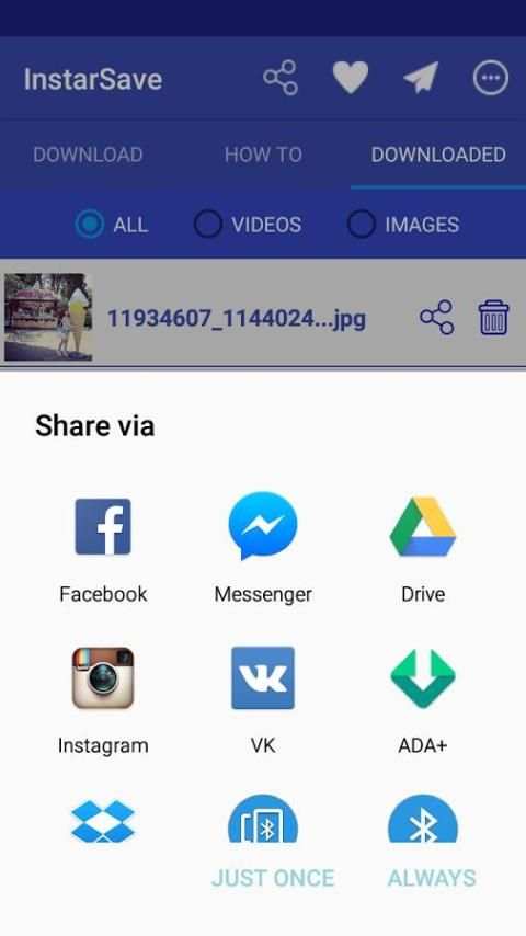 Video Downloader for Instagram скриншот 1