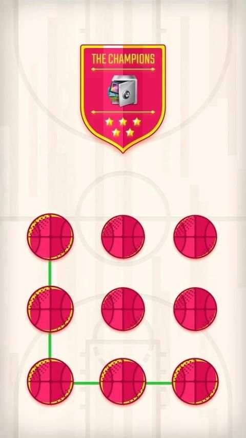 AppLock Theme Basketball скриншот 3