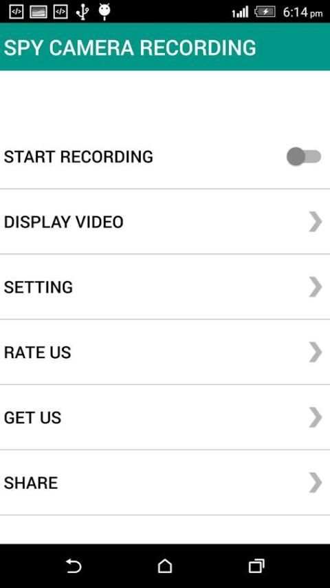 Spy/Secret Camera Recording screenshot 5