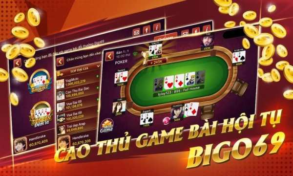 BIGO 69 - Đánh bài đổi thẻ cào screenshot 1