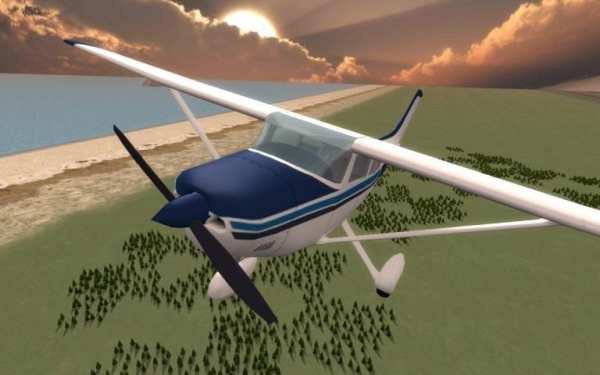 Airplane Simulator Pilot 3D скриншот 5