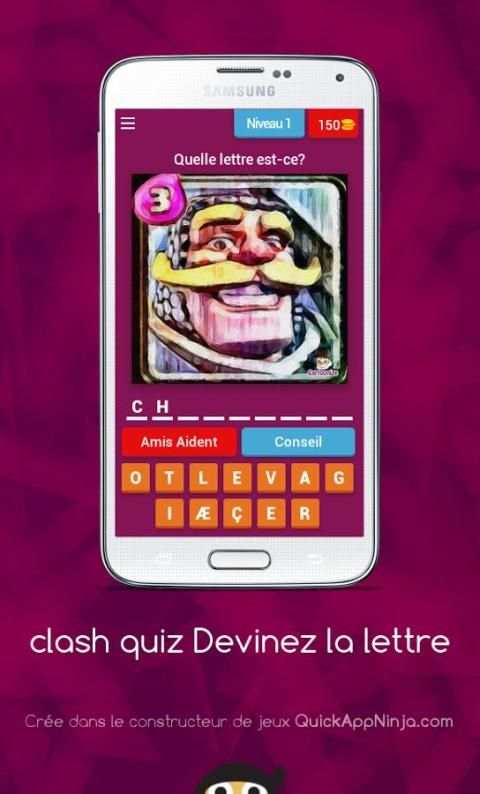 Deviner la lettre Clash Quiz скриншот 8