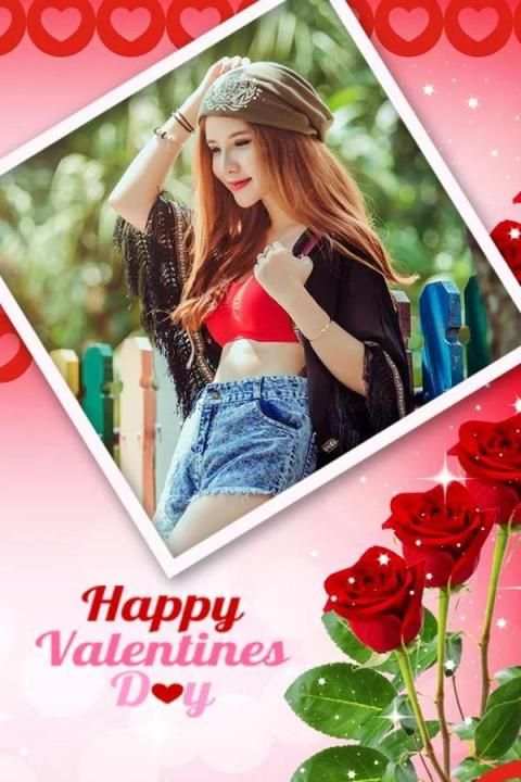 Valentine Day Photo Frames स्क्रीनशॉट 5