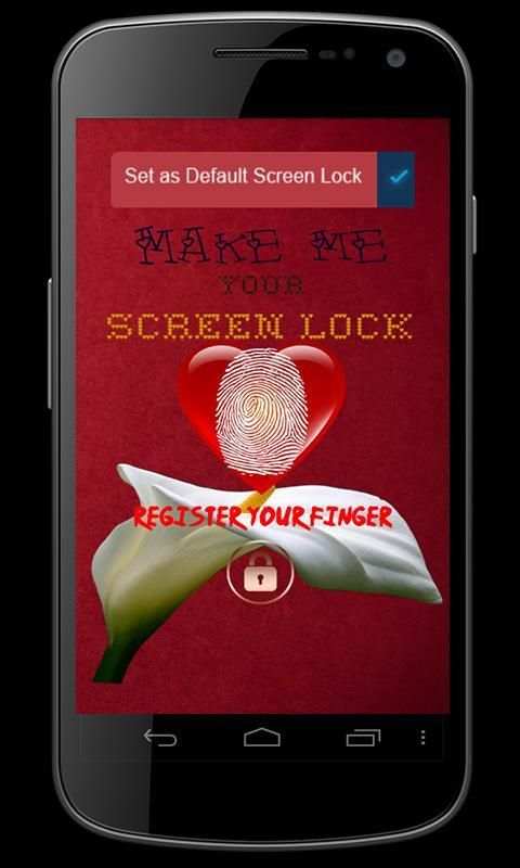 Love Fingerprint Lock Prank screenshot 1