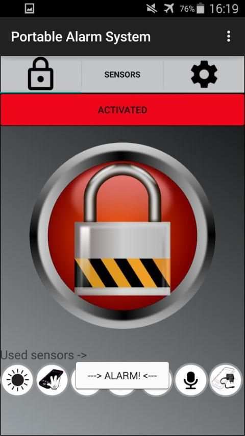 Alarm System - Антивор скриншот 2