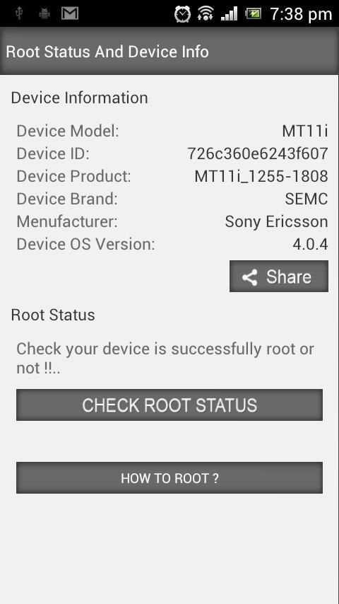 Root Status & Device Info screenshot 2