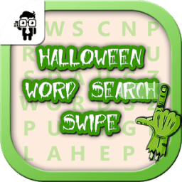 Halloween Word Search Swipe أيقونة