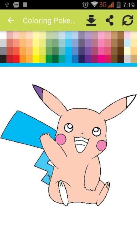 How to color a Pokemon screenshot 6