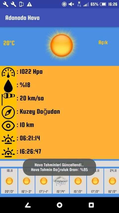 Adanada Hava screenshot 1