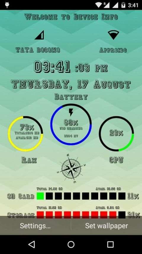 Device Info Live Wallpaper screenshot 5