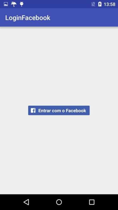 Teste Login Facebook MVP 3 تصوير الشاشة