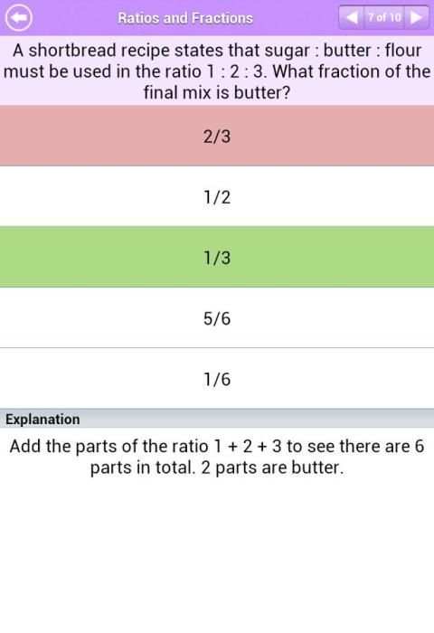 GRE Math Arithmetic Review LE скриншот 2