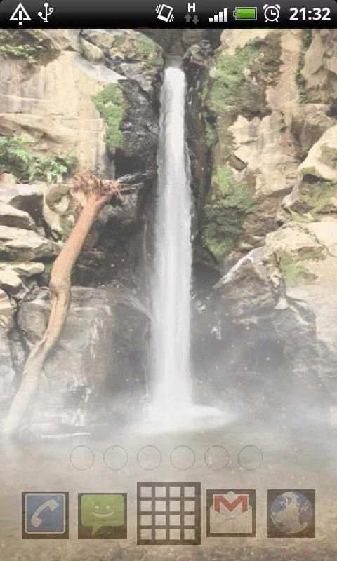 live wallpaper waterfall स्क्रीनशॉट 1