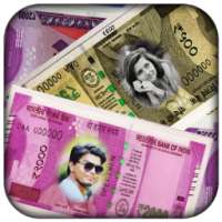 Indian rupee note photo frames