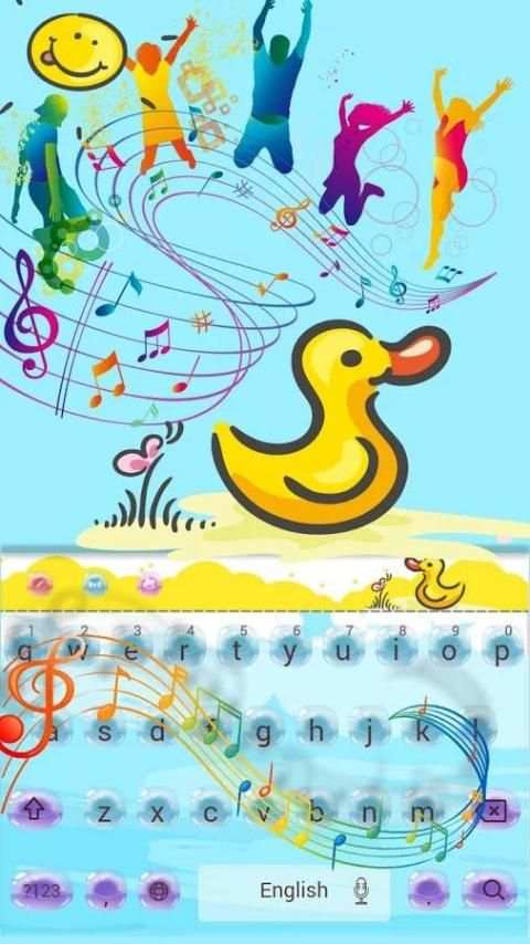 Drops Music Duck Keyboard स्क्रीनशॉट 3