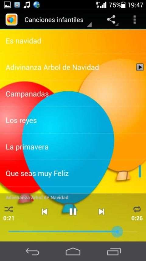 Canciones infantiles Español скриншот 6