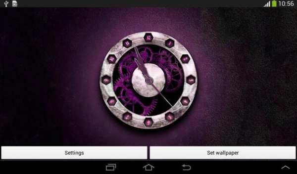Analog Clock Live Wallpaper screenshot 1