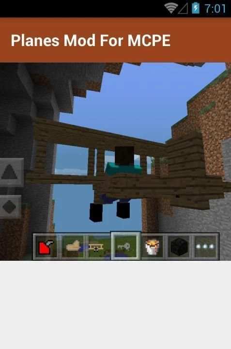 Planes Mod For MCPE screenshot 1
