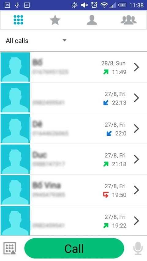 Dialer Style ASUS 11 تصوير الشاشة