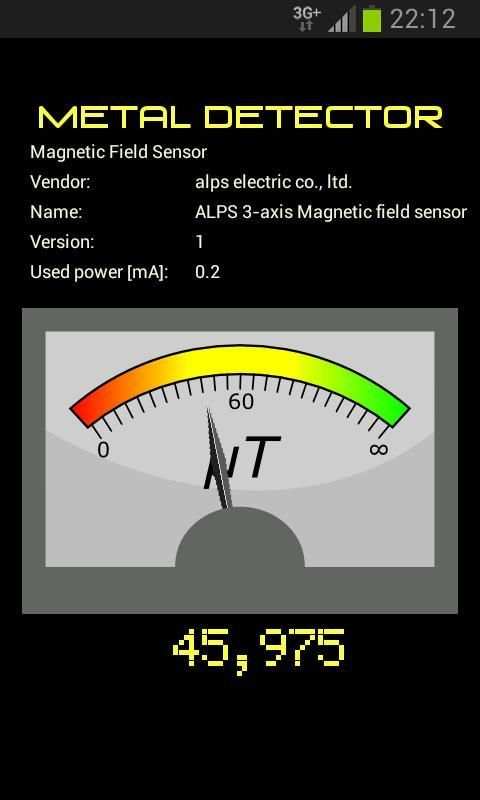 Analog Meter Metal Detector screenshot 2