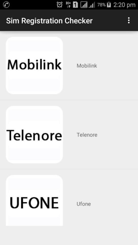 Sim Registration Checker screenshot 4