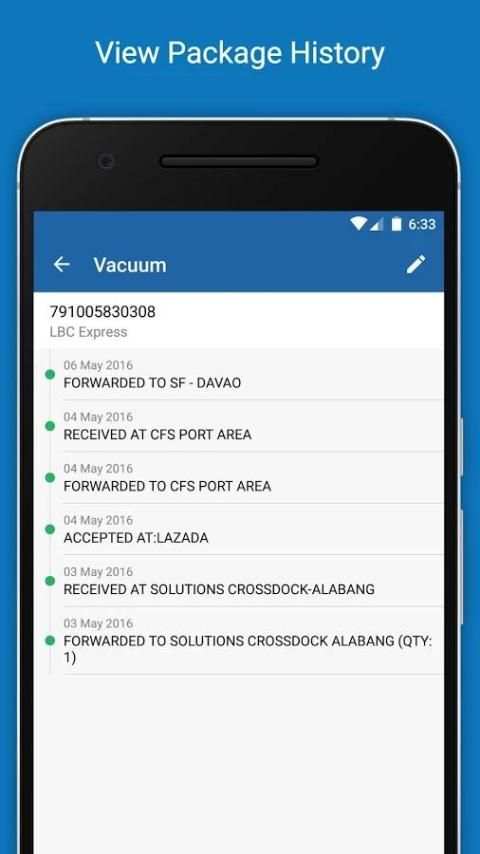 Pakete - PH Package Tracker screenshot 1