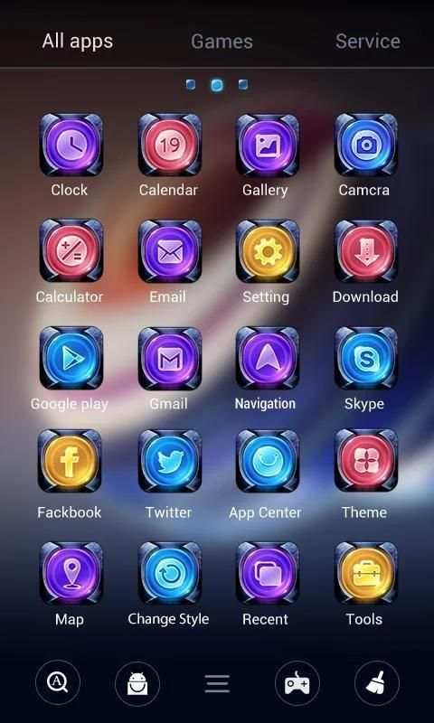 Ambilight GO Launcher Theme screenshot 2