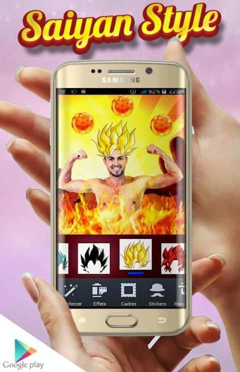 Super Saiyan Camera Effects स्क्रीनशॉट 3