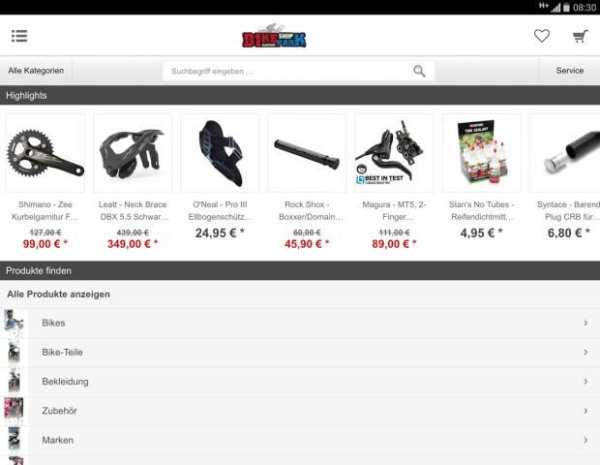 Bikepark-Shop Albstadt screenshot 3
