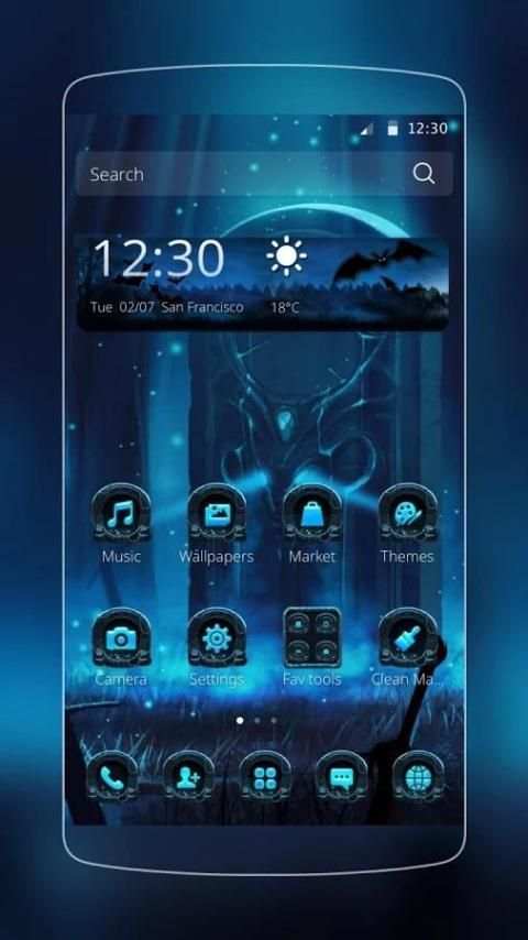 Blue Forest Theme screenshot 4