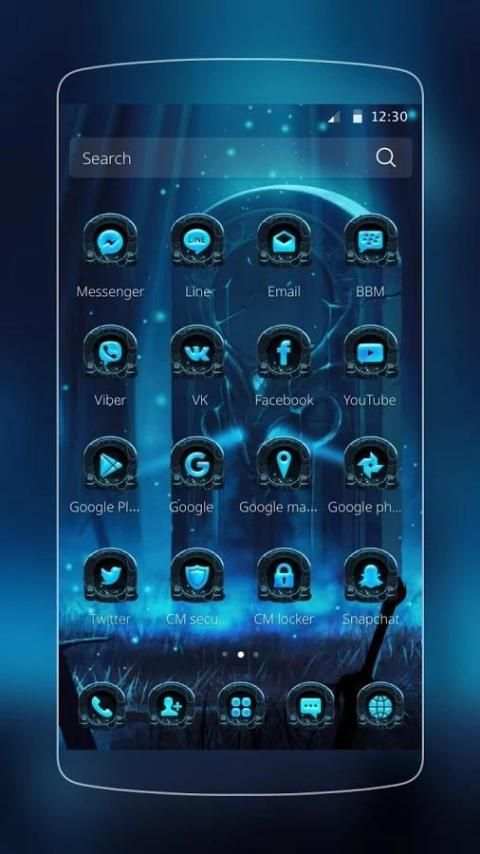 Blue Forest Theme screenshot 3